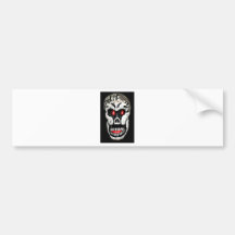 Scary Skull Bumper Stickers
