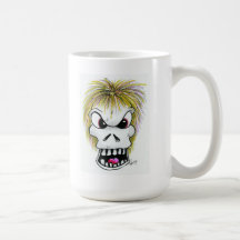 Scary Skull Coffee Mugs