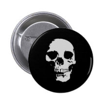Scary Skull Pin