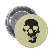 Scary Skull Pin