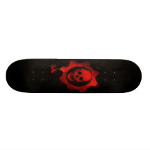 Scary Skull Skateboard