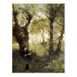 Scene in Auvers by Berthe Morisot Post Cards