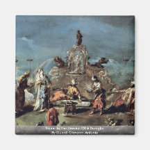 Scene In The Garden Of A Seraglio Magnets
