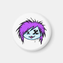 Scene Zombie Fridge Magnet