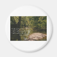 Scenic Image w/Psalm 46:10 Fridge Magnets