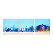 Scheveningen. Door FransJonker. Stretched Canvas Afdruk