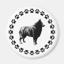 Schipperke Fridge Magnet