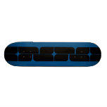 Schizm Ebony (Blue) Skateboard Deck