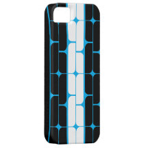 Schizm Ebony (Cyan) iPhone Case iPhone 5 Cases