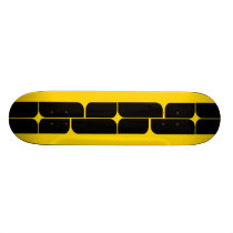 Schizm Ebony (Gold) Skateboard Deck skateboards