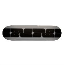 Schizm Ebony (Grey) Skateboard Deck skateboards