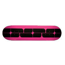 Schizm Ebony (Magenta) Skateboard Deck skateboards