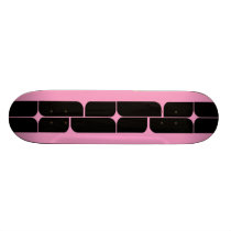 Schizm Ebony (Pink) Skateboard Deck skateboards