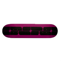 Schizm Ebony (Red-Violet) Skateboard Deck skateboards
