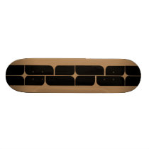 Schizm Ebony (Tan) Skateboard Deck skateboards