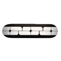 Schizm Ivory (Charcoal) Skateboard Deck skateboards
