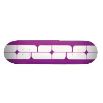 Schizm Ivory (Purple) Skateboard Deck skateboards