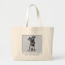 Schnauzer Favourite Canvas Bags