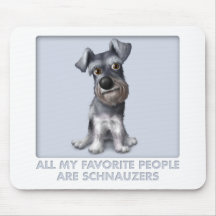 Schnauzer Favourite Mouse Mats
