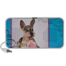 Schnauzer Mix Portable Speaker