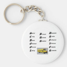School bus driver, thumbnailCAI0UE1U Keychains