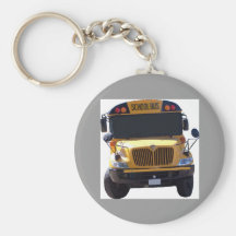 School bus keychain