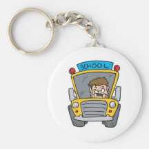 School Bus Keychain