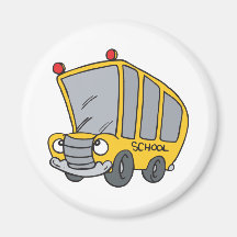 School Bus Refrigerator Magnets