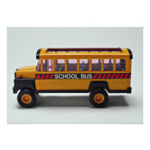 School bus toy for kids personalised announcements