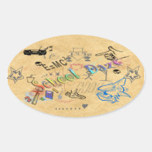 School Daze Sticker