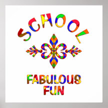 School Fabulous Fun Print