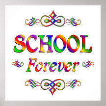 School Forever Print