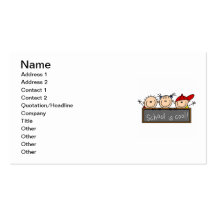 School is Cool Business Card
