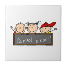 School is Cool Ceramic Tiles