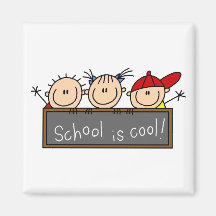 School is Cool Fridge Magnet