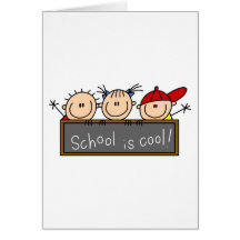 School is Cool Greeting Card