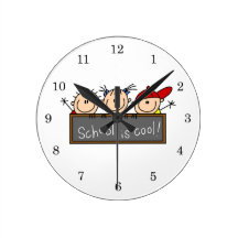 School is Cool Wall Clock