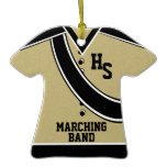 School Marching Band Photo ornaments