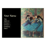 SCHOOL OF DANCE / BALLERINA,black Business Card