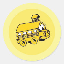 School on Wheels Logo Sticker