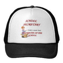 SCHOOL SECRETARY 2 copy Mesh Hats