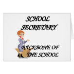 SCHOOL SECRETARY GREETING CARDS