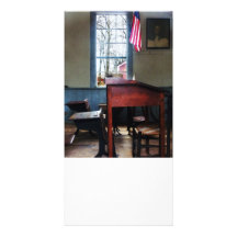 Schoolmaster's Desk Photo Greeting Card