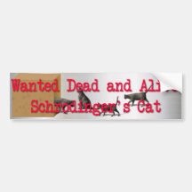 Schrodinger's Cat Bumper Stickers