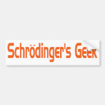 Schrodinger's geek bumper stickers