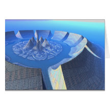 Sci-Fi City Card