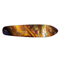 Sci-Fi Metal Art 2-4a Skateboard