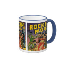 Sci Fi Vintage Comic Book Cover Art Mugs
