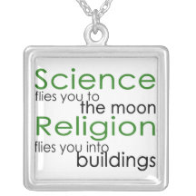 Science and Religion Custom Necklace