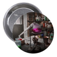 Science - Chemist - Chemistry for Medicine Pinback Buttons
